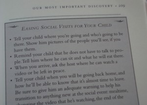 Easing Social Visits for Your Child p. 209 (Making Peace With Autism)